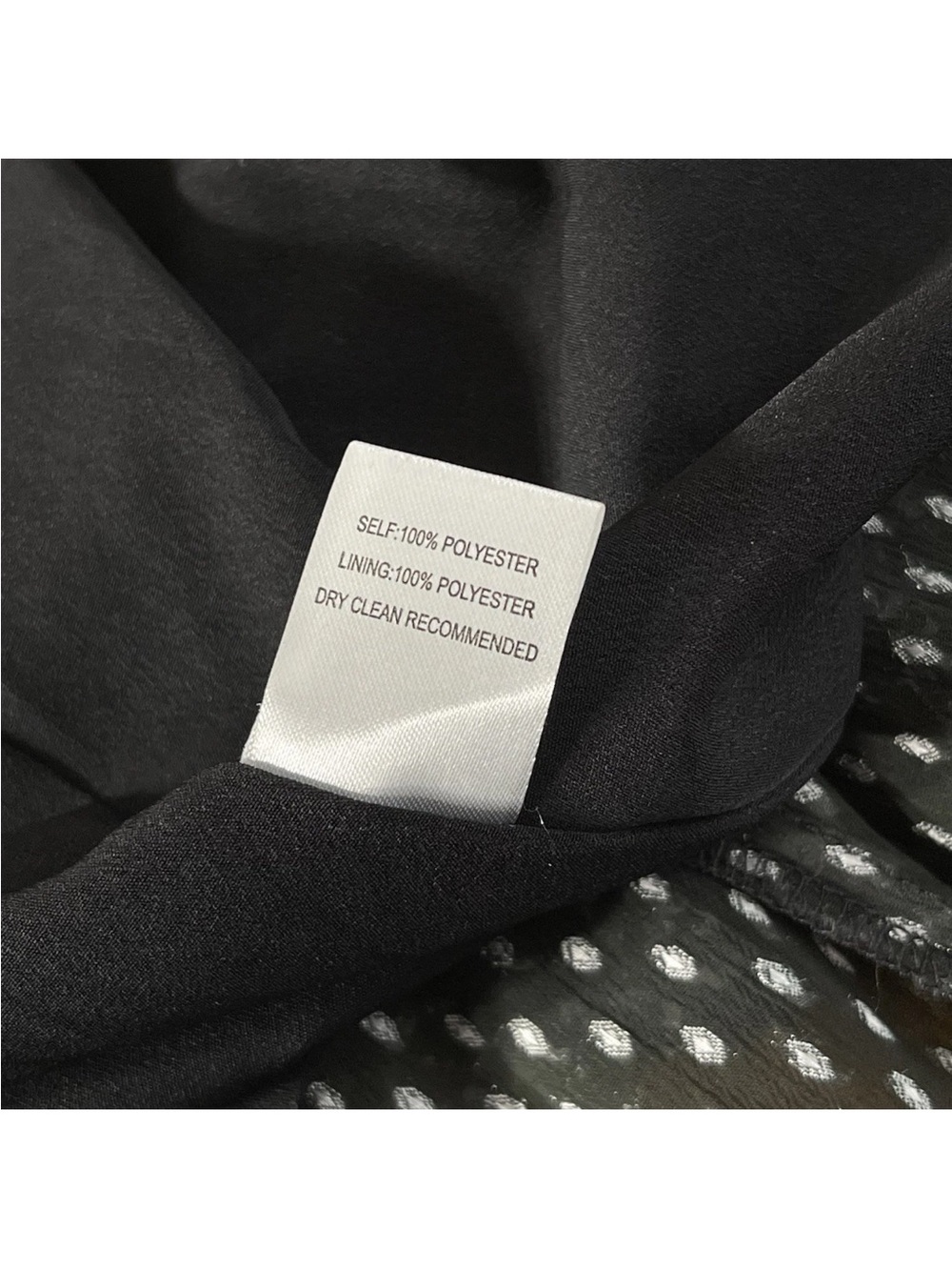 Ali & Jay Pointelle Wrap Ruffle Dress Black/White Romantic Boho - Picture 10 of 12